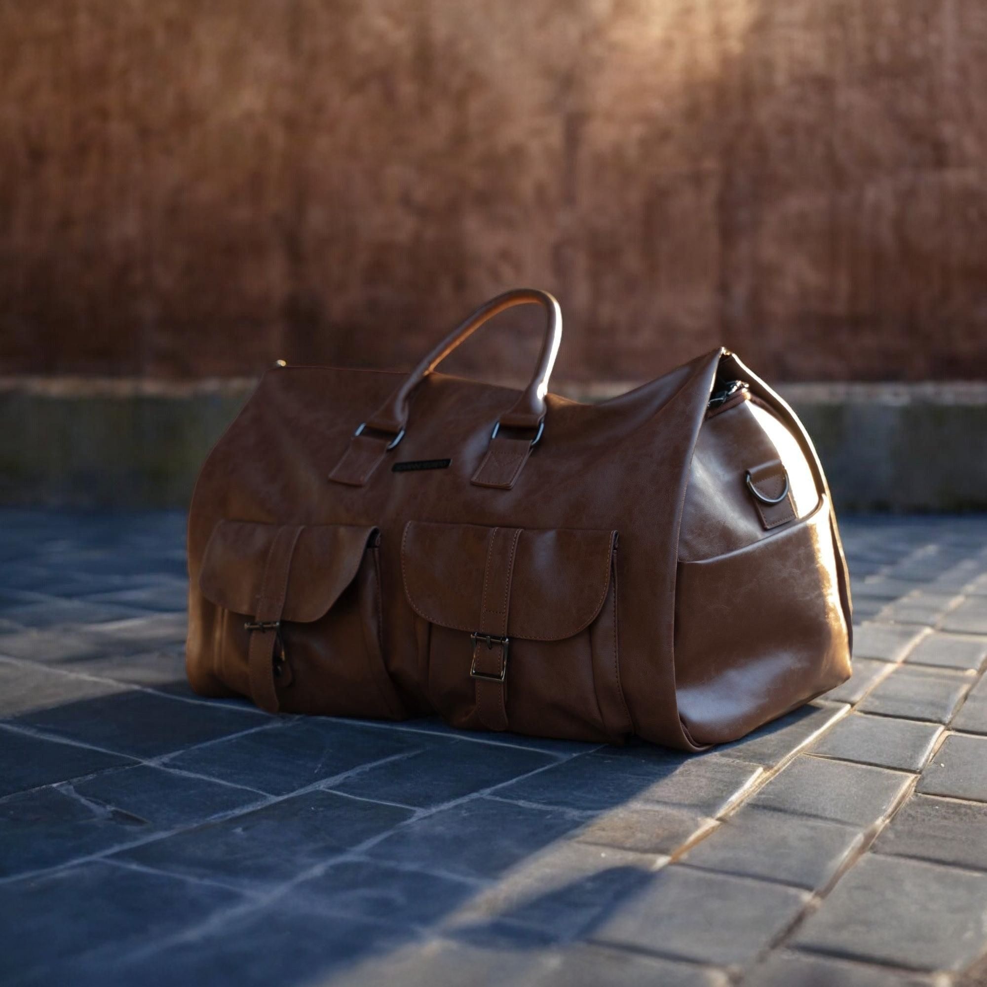 Jovanni Segreto™️ Leather Garment Bag