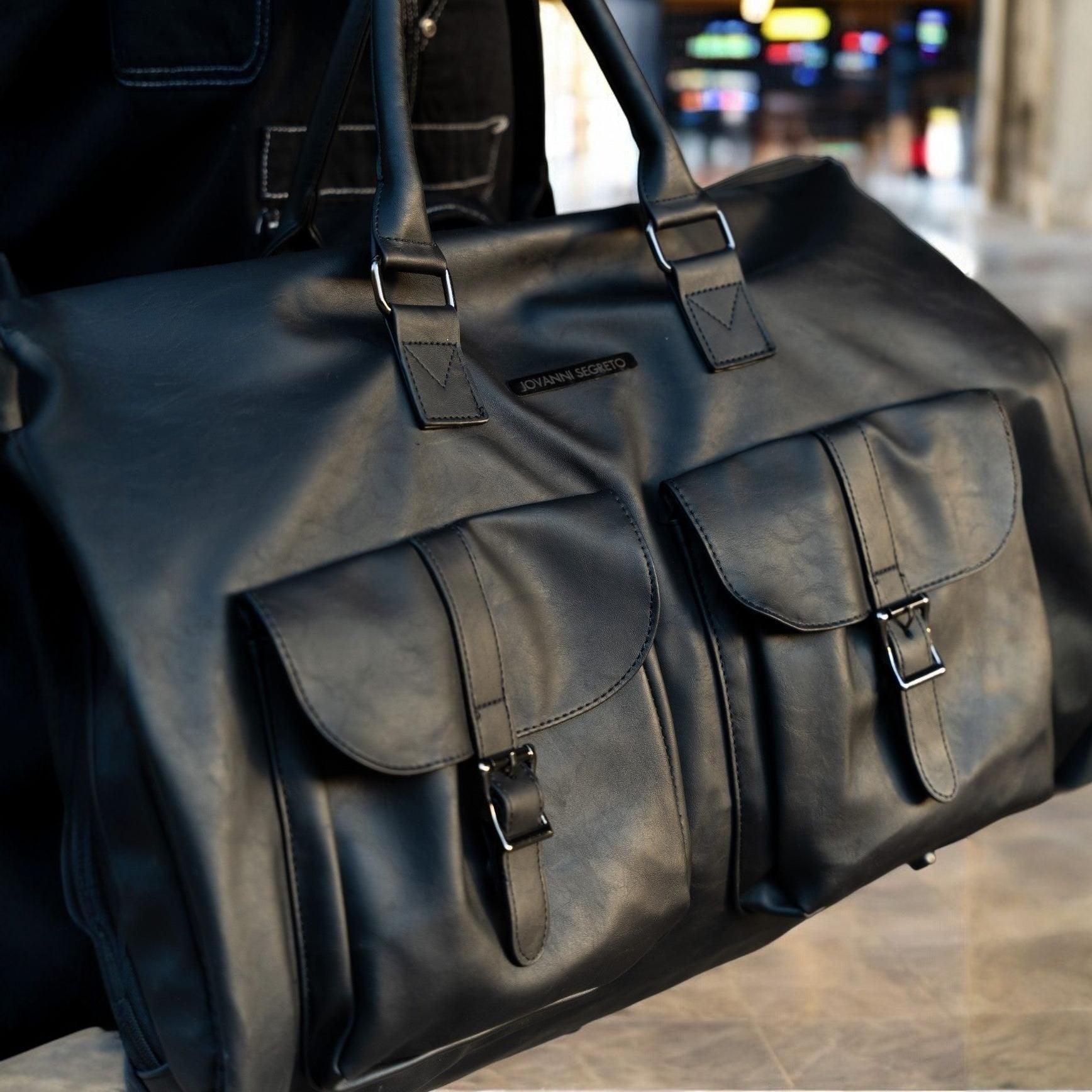Jovanni Segreto™️ Leather Garment Bag